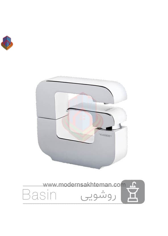 شیر روشویی کیسر مدل الیزه کروم