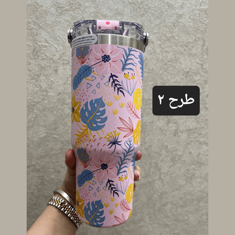 تراول ماگ ۹۰۰ میل سیتارایوری گلدار — تصویر ۳