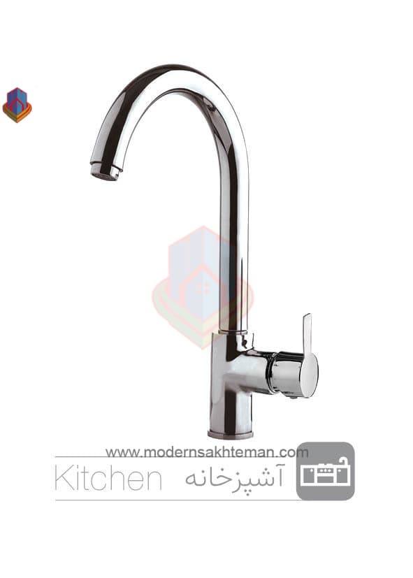 شیر سینک کیسر مدل راشا کروم