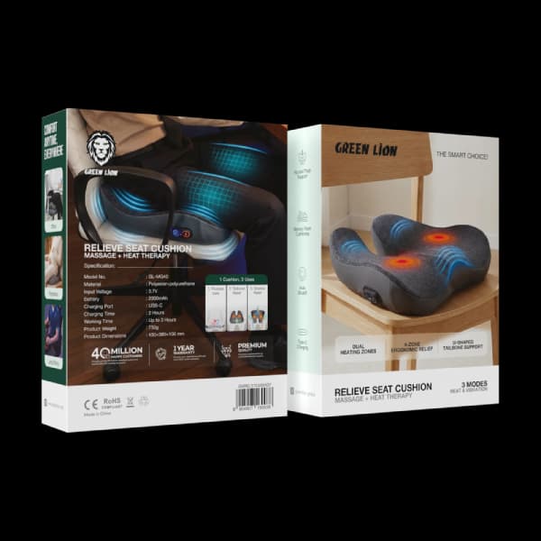 بالش ماساژور گرمایشی گرین لاین مدل RELIEVE SEAT