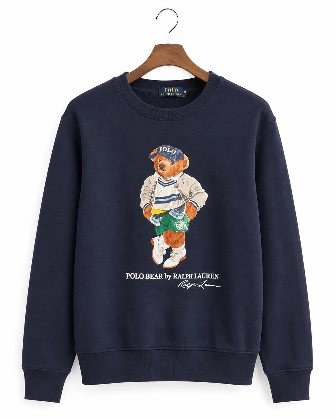 سویشرت پسرانه سرمه ای RALPH LAUREN مدل POLO BEAR — تصویر ۲