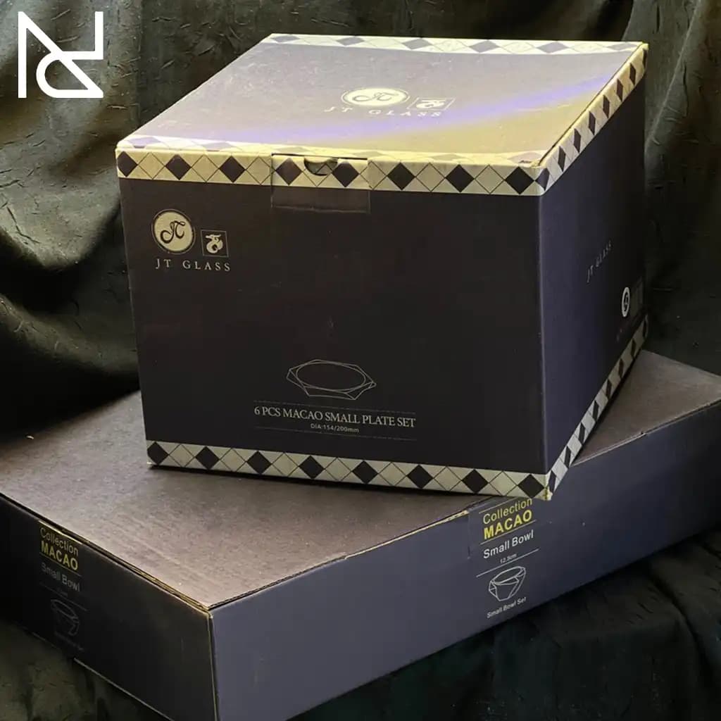 ست پیاله و پیش دستی طرح ماکائو — تصویر ۴