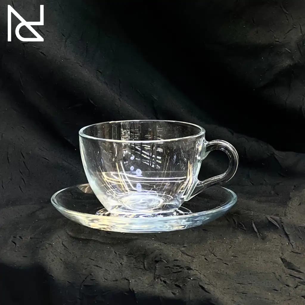 فنجان نعلبکی ساده ترک برند پاشا باغچه | کد 97948