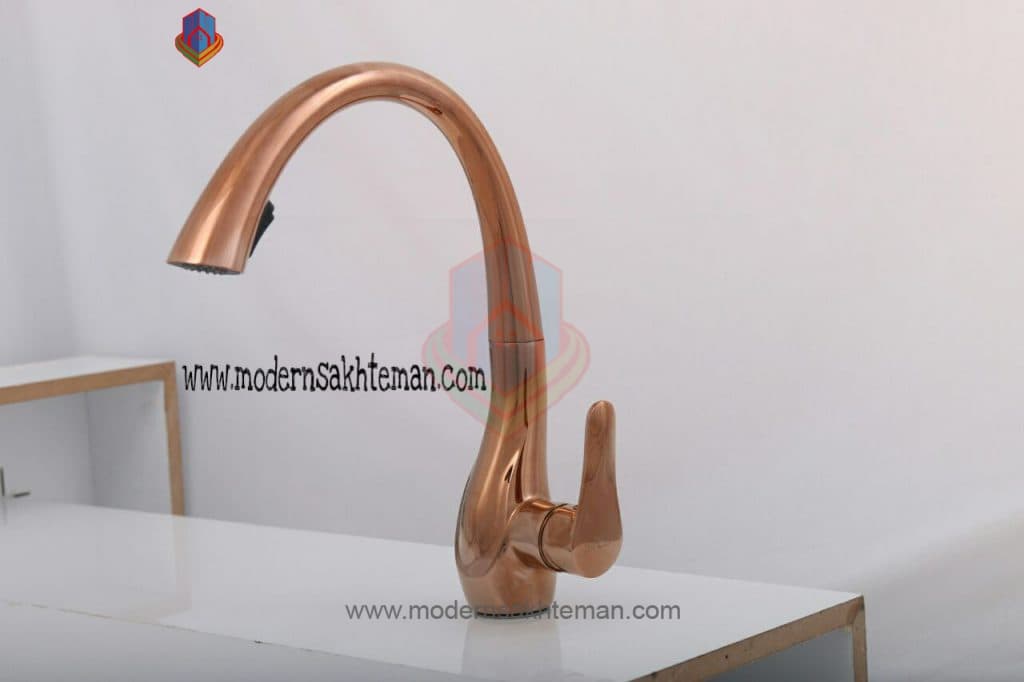 شیر ظرفشویی سیتکو مدل شاوری رزگلد کد 3017