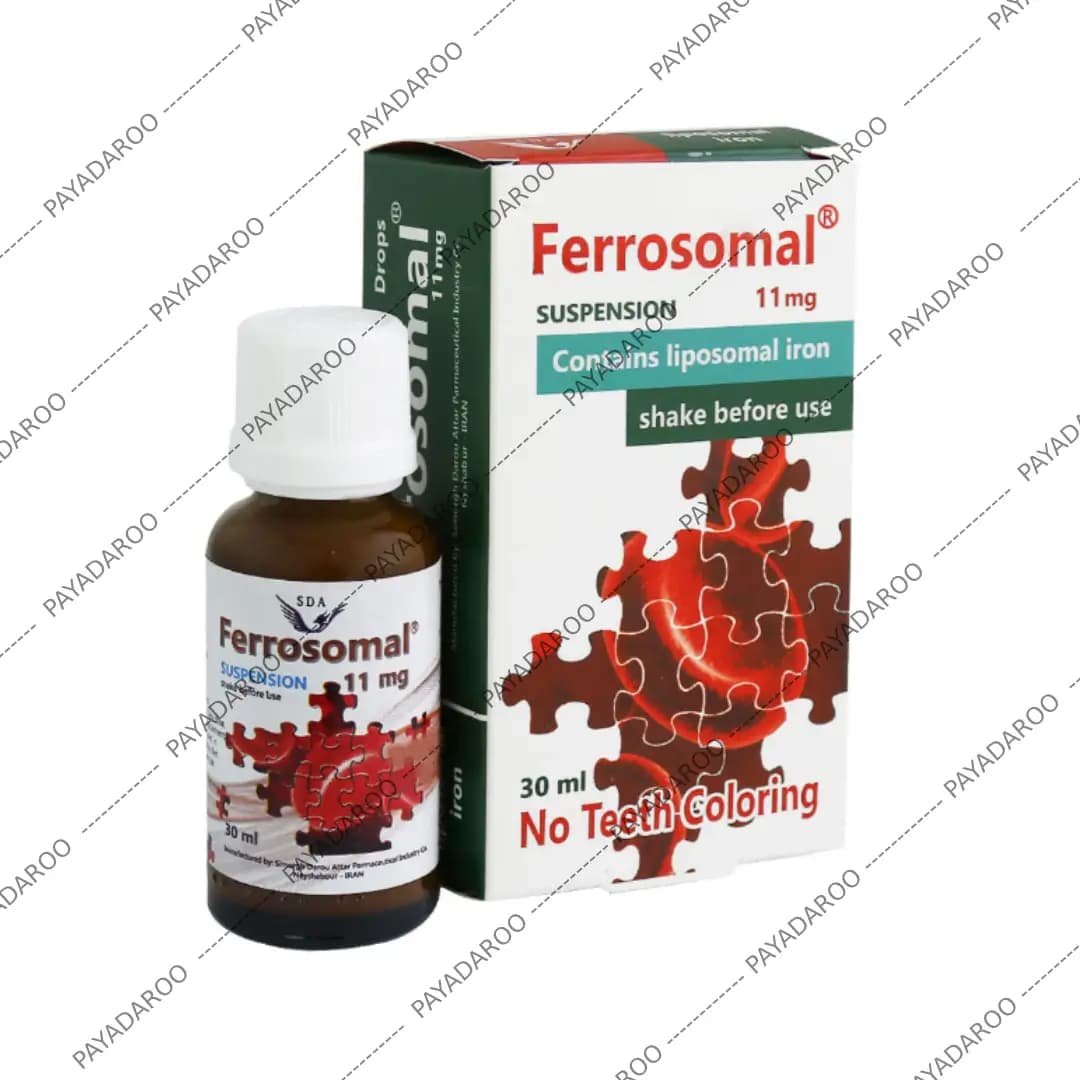 قطره آهن فروزومال سیمرغ دارو عطار 11 میلی گرم 30 میلی لیتر