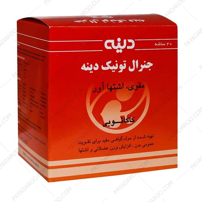 پودر جنرال تونیک دینه طعم شکلاتی 20 ساشه