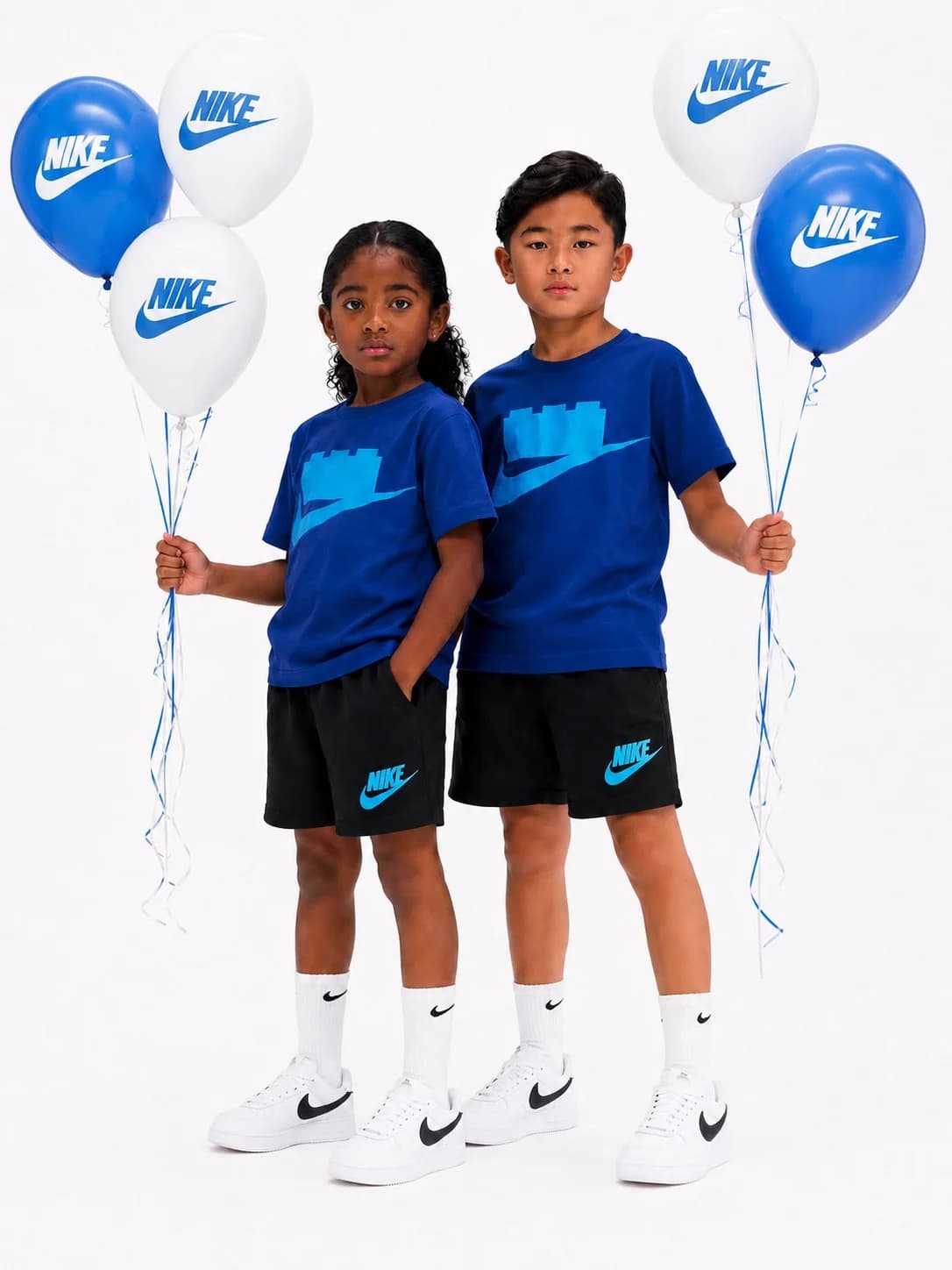 ست تیشرت شلوارک بچگانه nike طرح lego — تصویر ۳