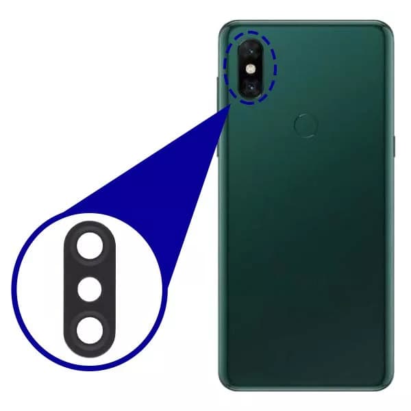 شیشه دوربین شیائومی مدل Mi Mix 3