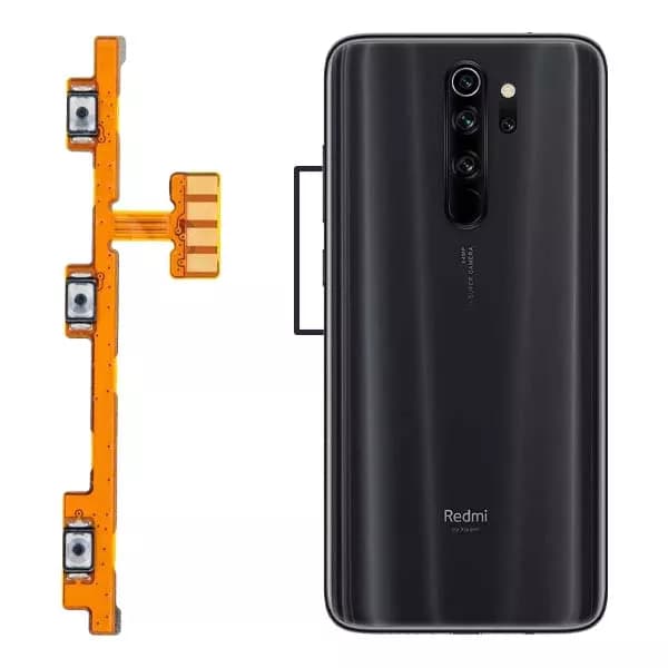 فلت ولوم و پاور شیائومی مدل Redmi Note 8 Pro