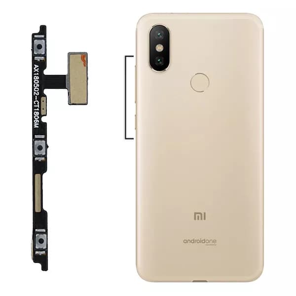 فلت ولوم و پاور شیائومی مدل Mi A2 — تصویر ۲