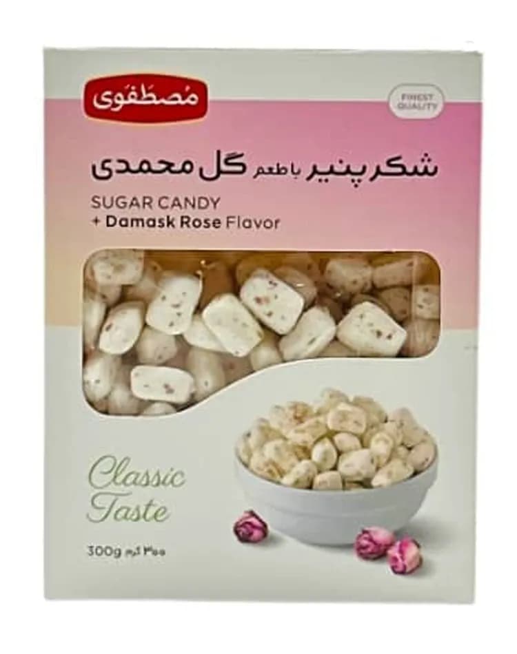 شکرپنیر گل محمدی 300 گرم