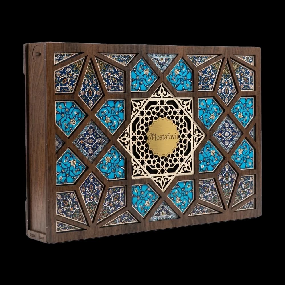 جعبه چوبی کاشی معرق — تصویر ۲