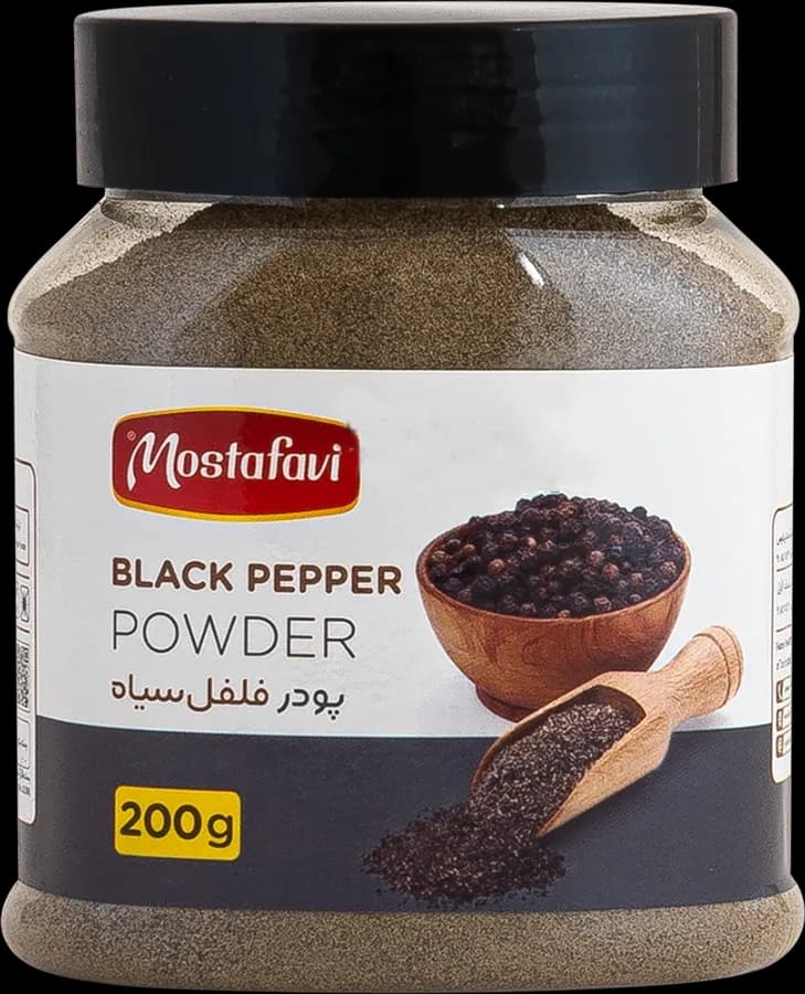 پودر فلفل سیاه 200 کرم