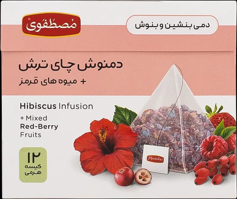 دمنوش چای ترش 12 عددی
