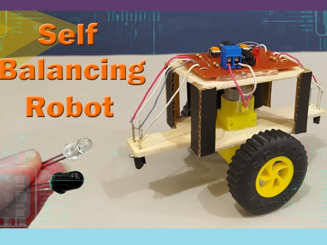 پروژه ساخت ربات خود تعادل به همراه PCB
