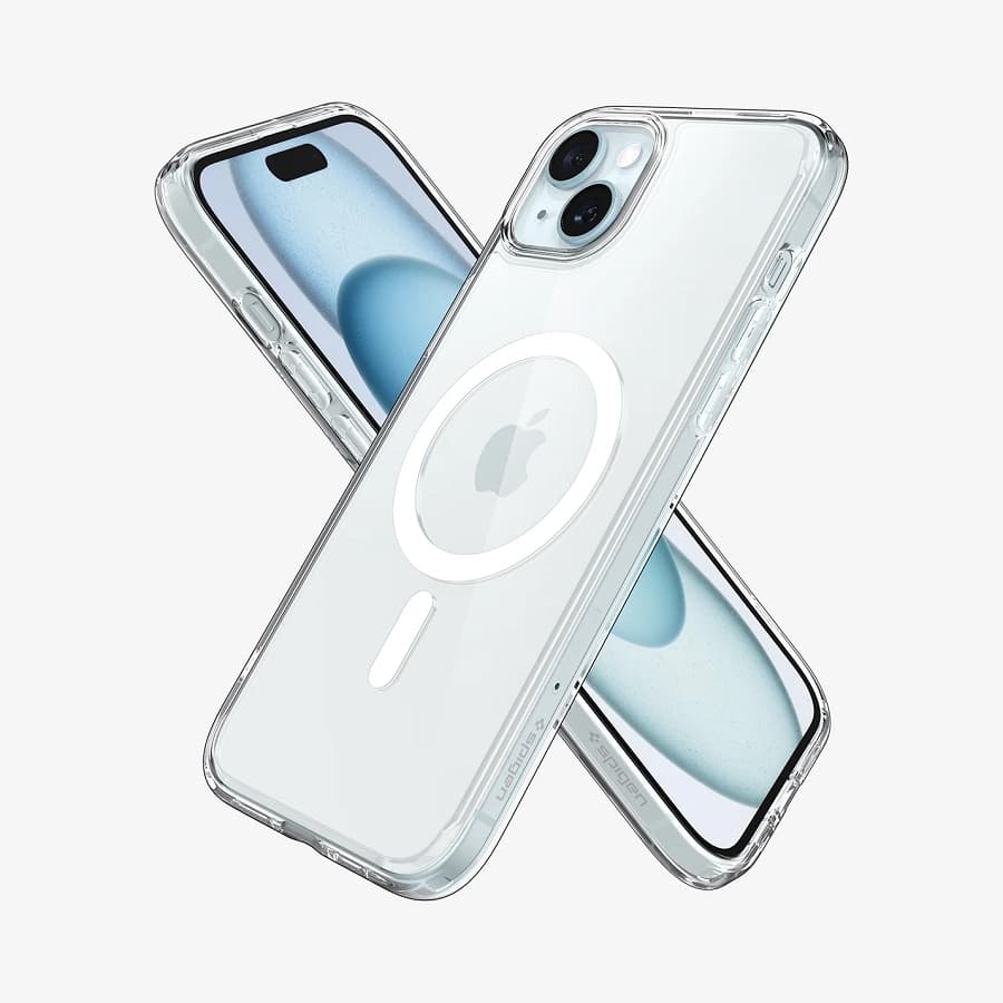 کاور اسپیگن مدل ultra hybrid magsafe مناسب برای گوشی موبایل اپل iphone 15 — تصویر ۴