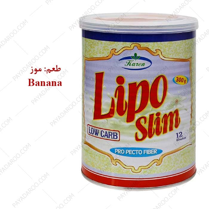 پودر لیپو اسلیم کارن طعم موز 300 گرمی