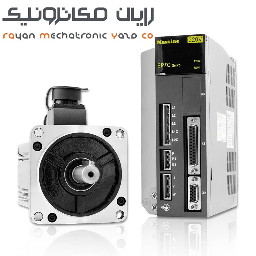 درایو توان 2.5KW ماکسین EEP1CTL25F0S0 + سروو موتور گشتاور 9.6Nm تا 15Nm ماکسین