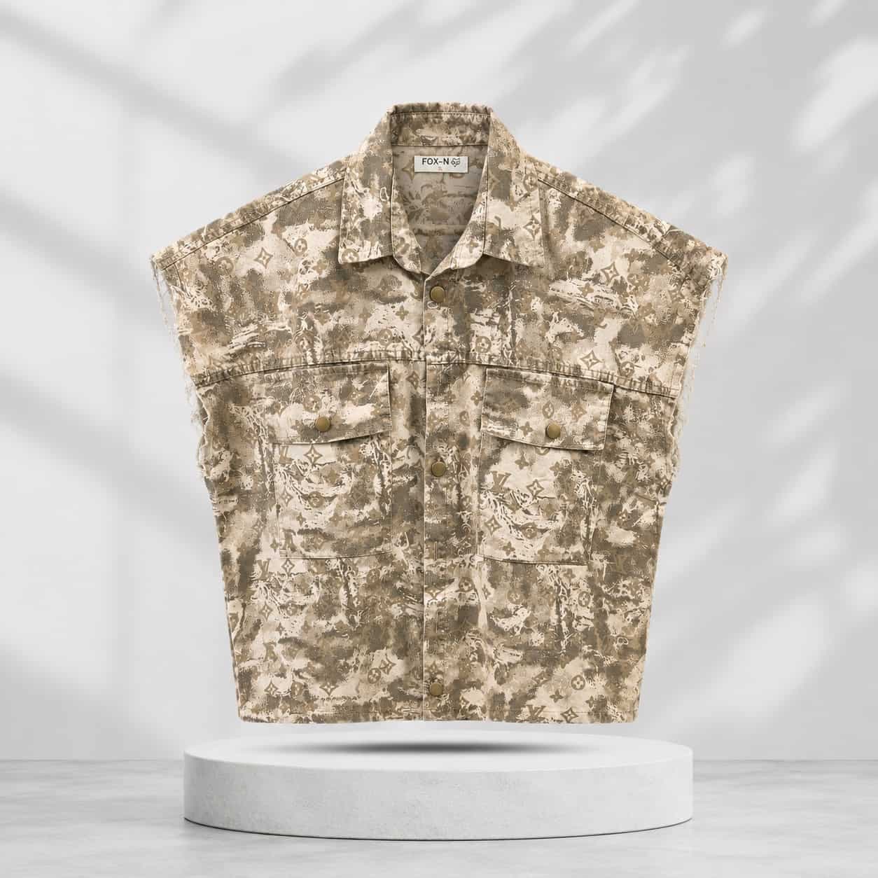 وست چیریکی کتان باکسی louse vuitton