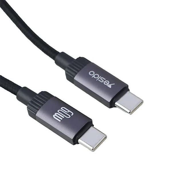 کابل USB-C یسیدو مدل DUAL -C CA204 60W طول 1 متر — تصویر ۵