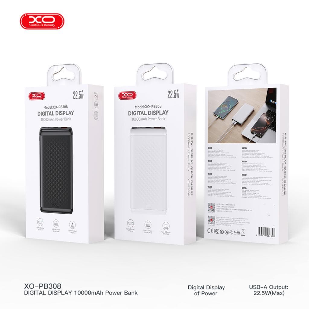 پاور بانک شرکت ایکس او 10000mAh مدل pb308 — تصویر ۳