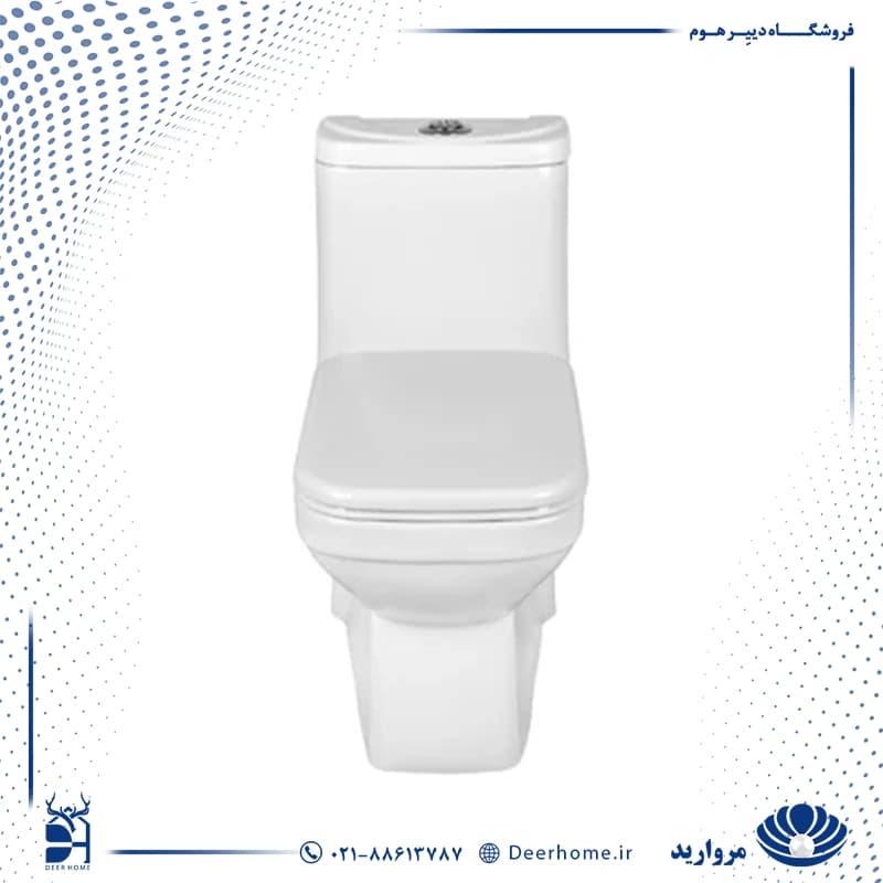 توالت فرنگی مروارید مدل یاریس 67 — تصویر ۴