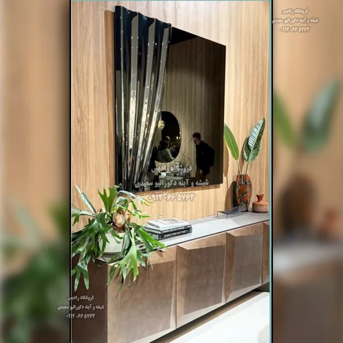 آینه دیواری دست ساز مدل ورسای ( فریم برجسته – لوکس )
