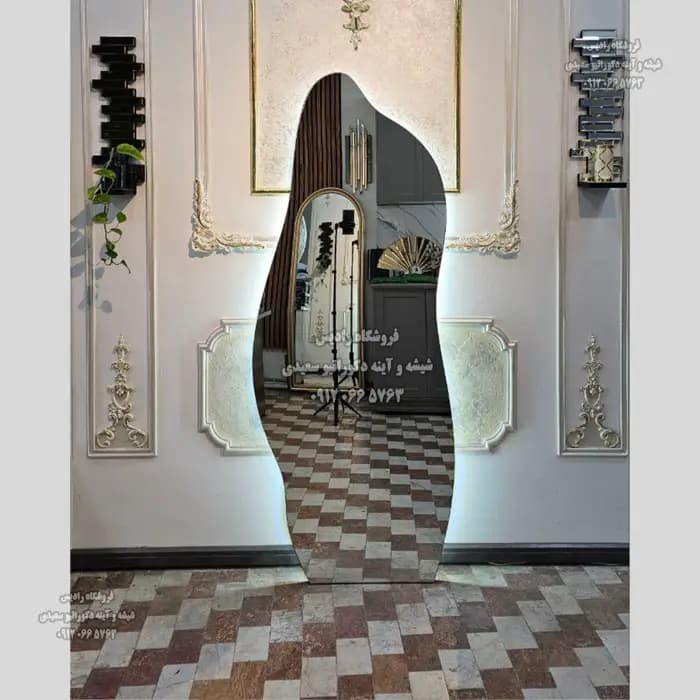 آینه قدی دفرمه 101 (بک لایت)
