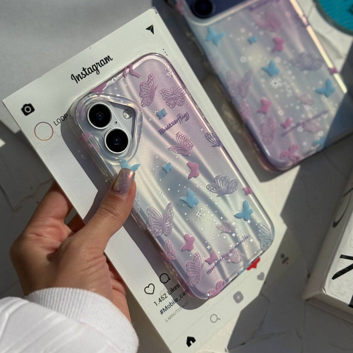 قاب butterflies magenta — تصویر ۸