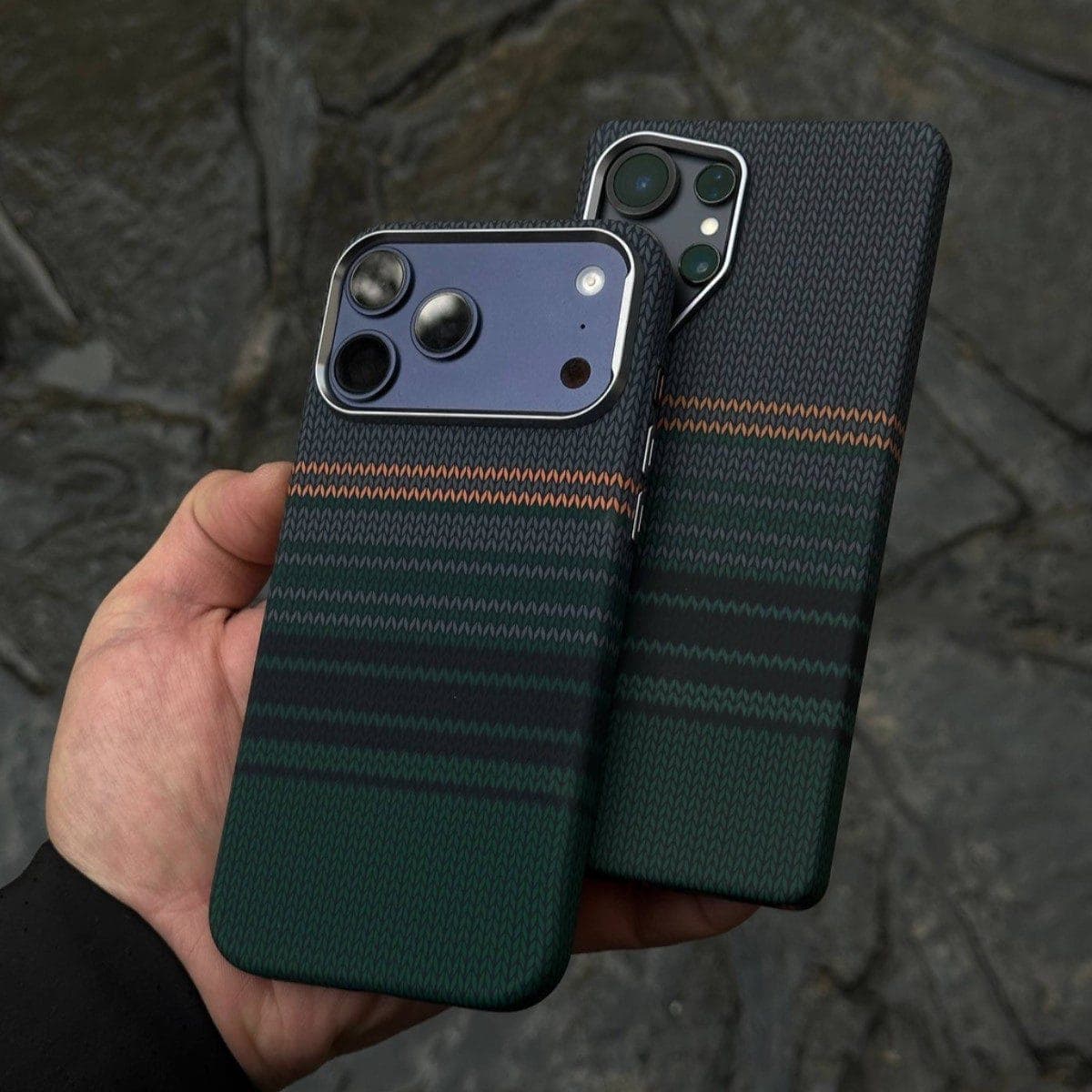 قابCarbon Dark green
