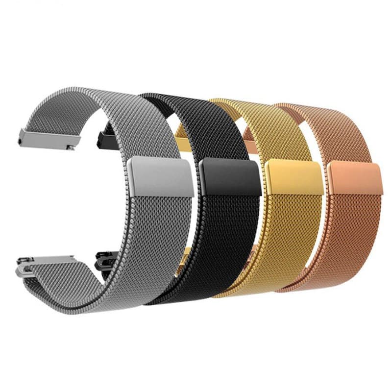 بند مدل MILANESE مناسب برای ساعت هوشمند سامسونگ 20 میلی متری Gear S2 / Gear S3 / Gear Sport / Active / Active2 / Galaxy Watch — تصویر ۳