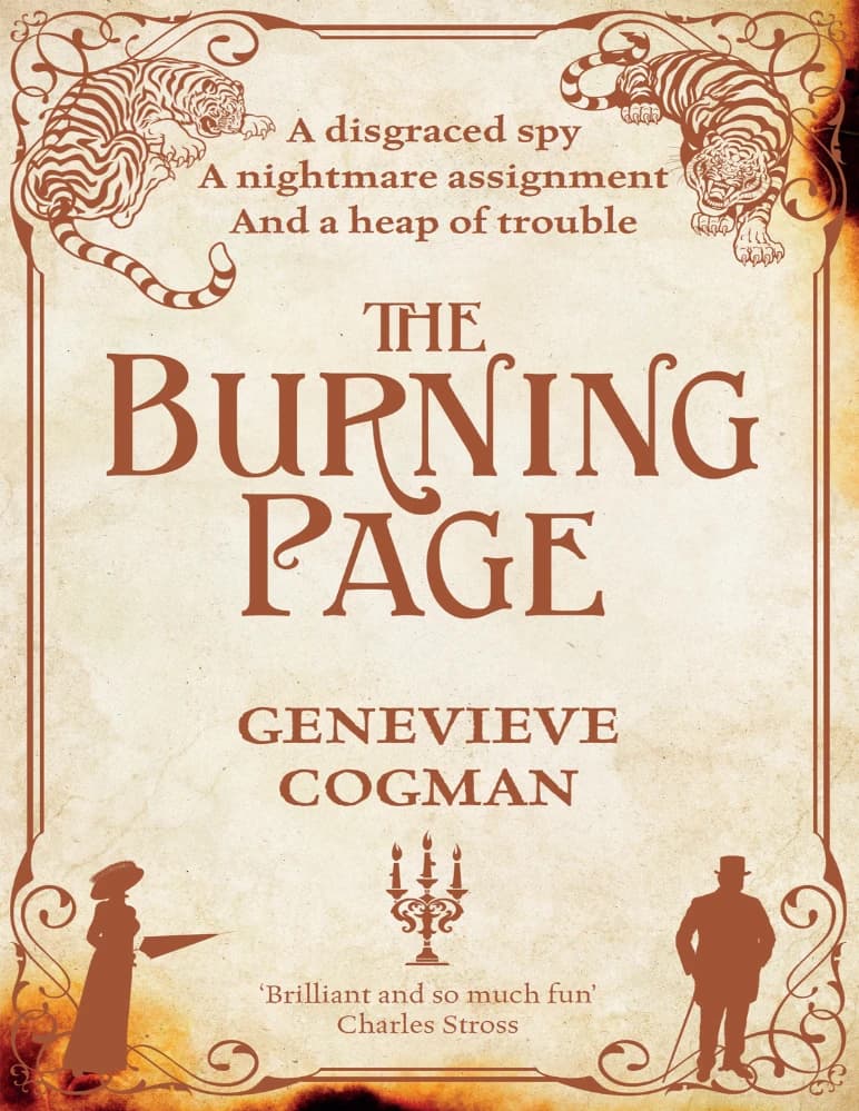 کتاب The Burning Page (صفحه سوزان) نسخه انگلیسی PDF / جنویو کوگمن