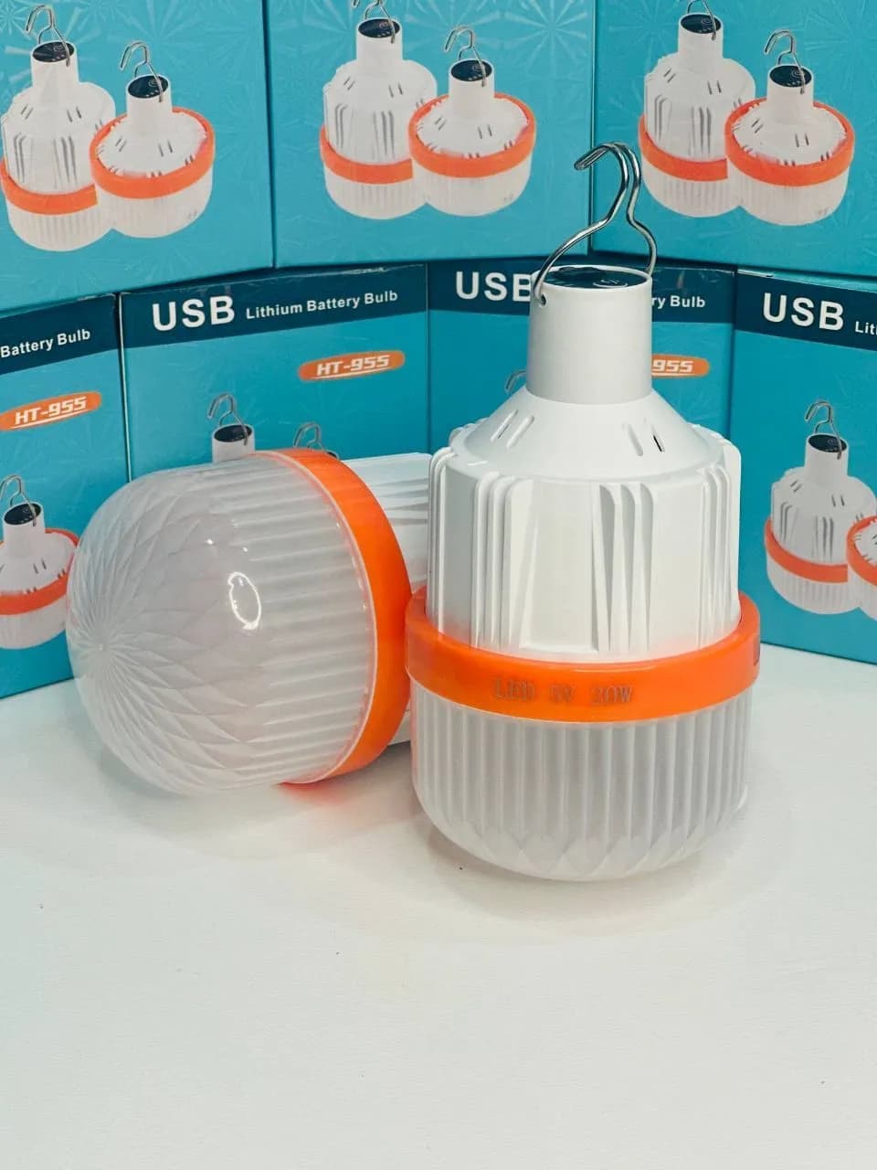 لامپ شارژی USB مدل HT-955