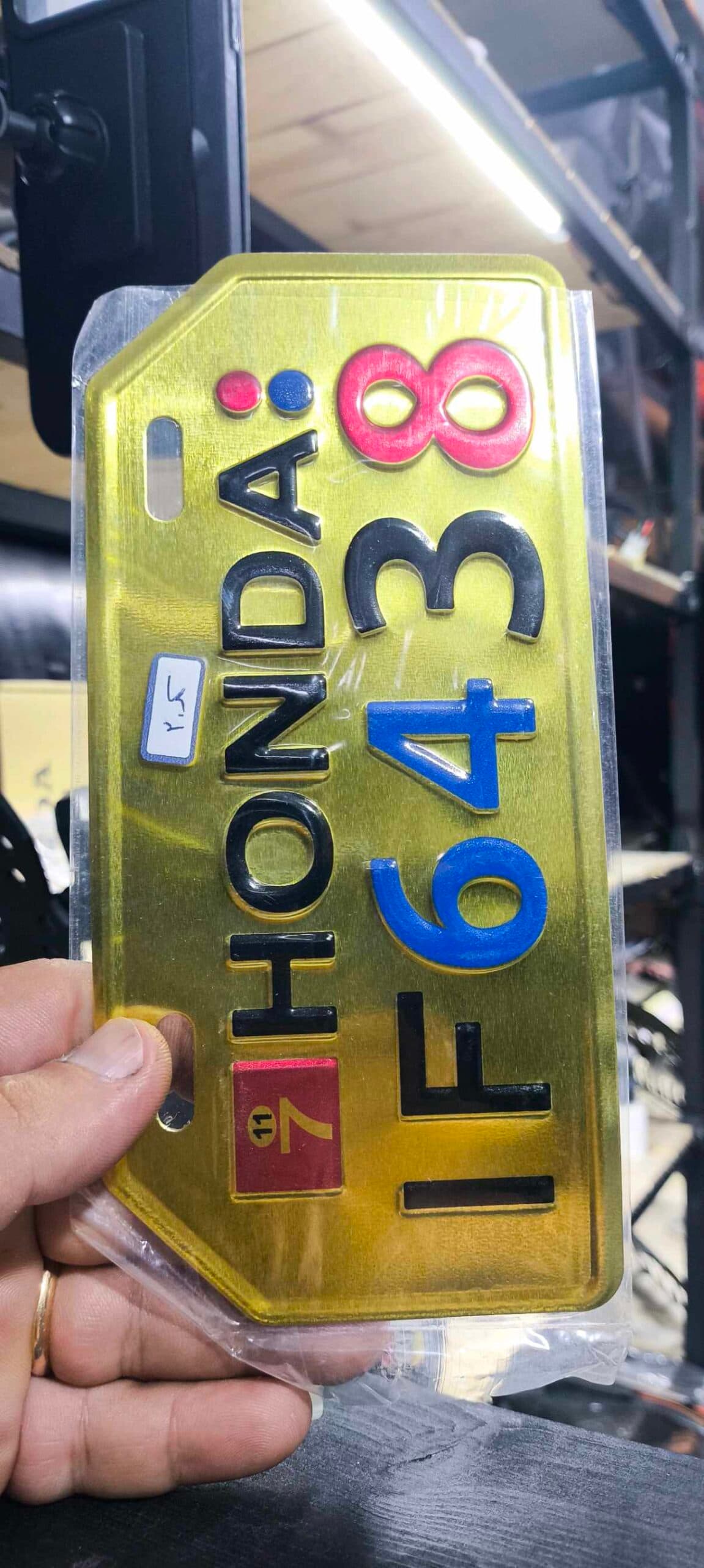پلاک تزئینی HONDA IF6438 — تصویر ۴
