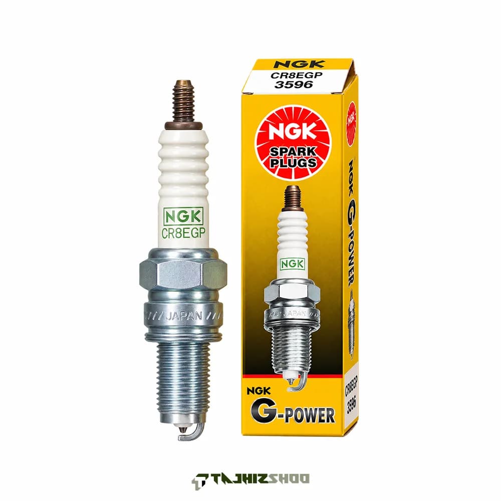 شمع پایه بلند سوزنی پلاتینیوم NGK G-Power موتورسیکلت مدل CR8