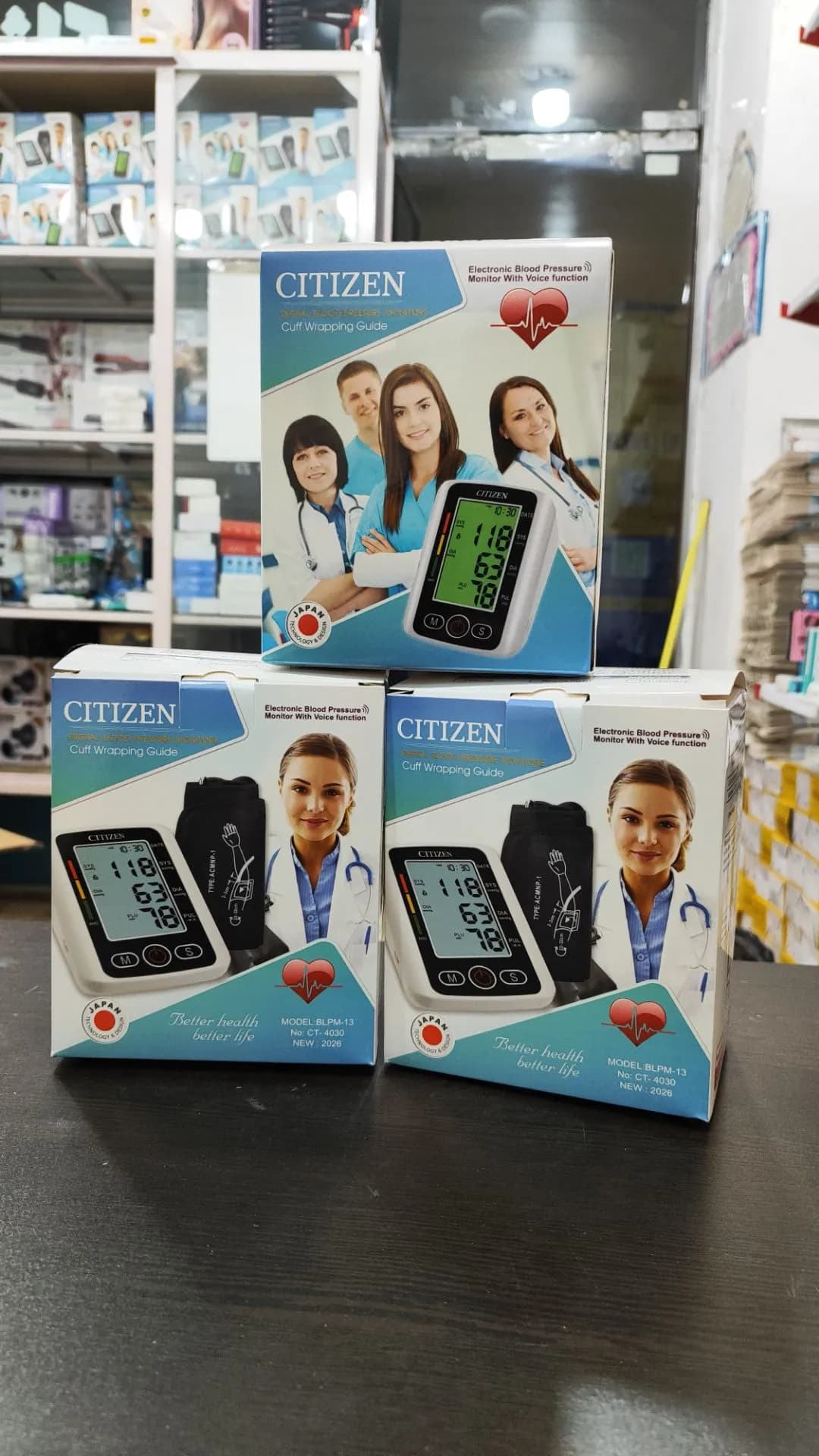 فشارسنج سخنگو فارسی سیتیزن CITIZEN ژاپنی مدل 2026 — تصویر ۷