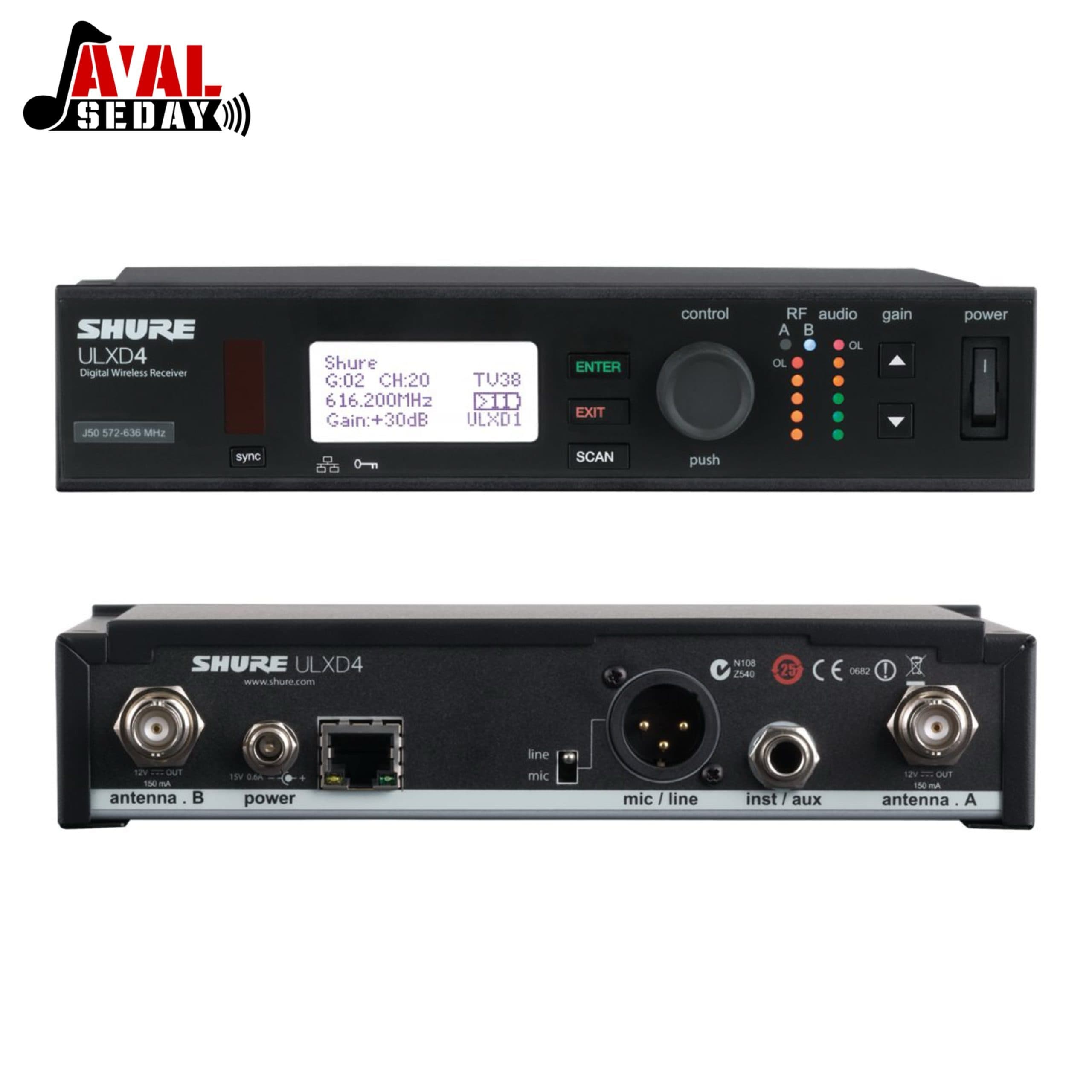 میکروفن بیسیم شور SHURE ULXD BETA 58 — تصویر ۲