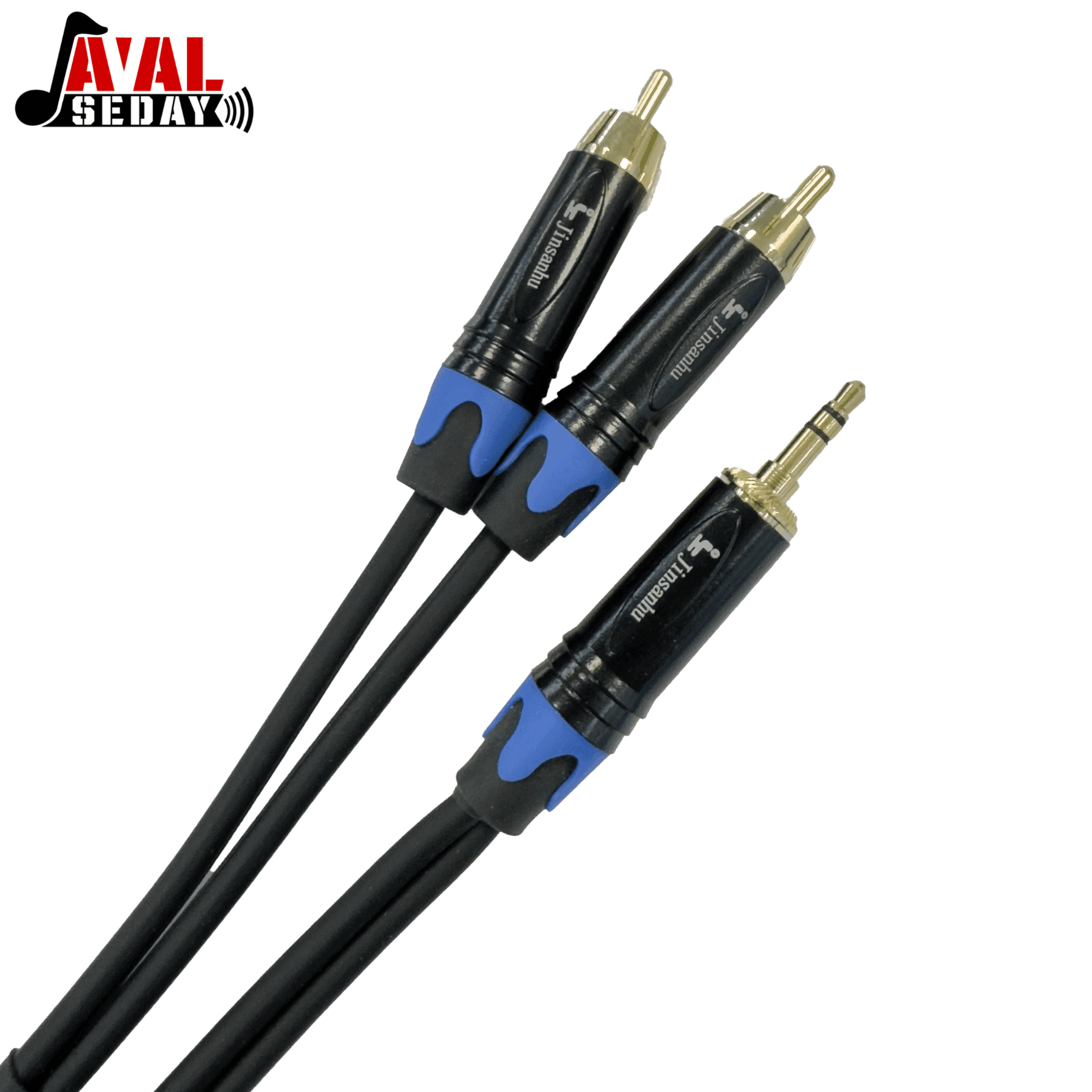 کابل پخش دو به یک RCA به هدفونی (TRS mini) — تصویر ۲