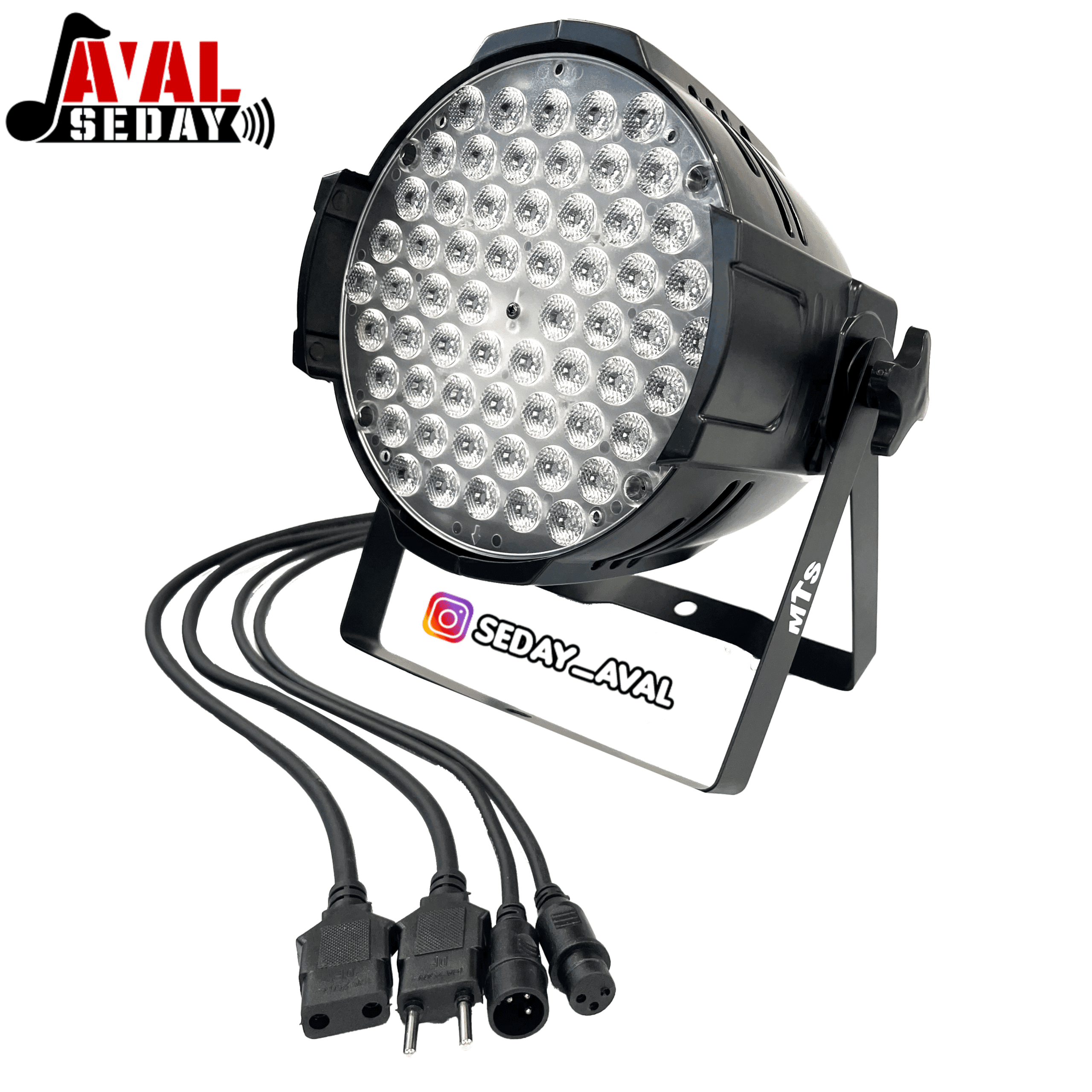 رقص نور پار LED فولکالر 60*3w مدل MTS (چهار کابل)