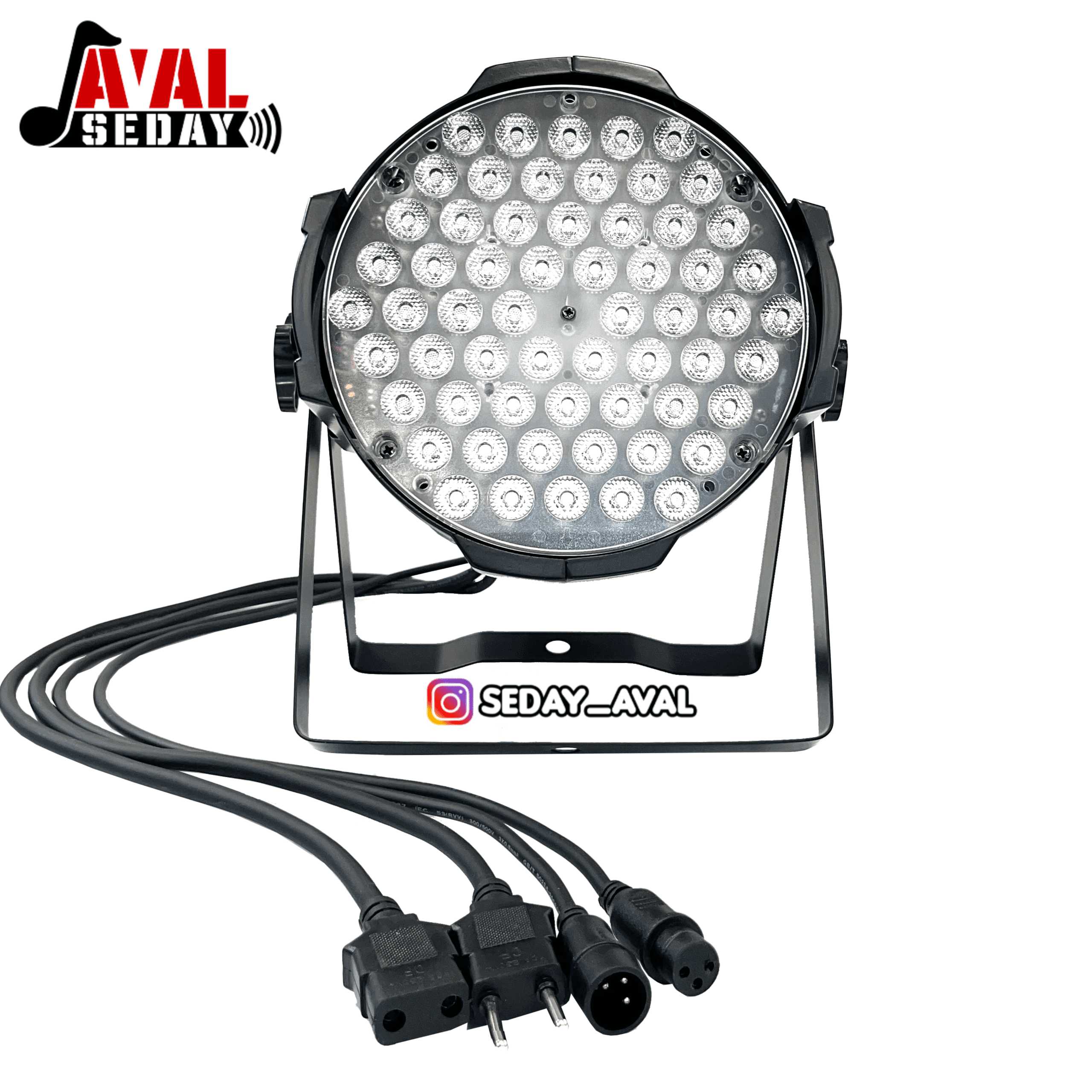 رقص نور پار LED فولکالر 60*3w مدل MTS (چهار کابل) — تصویر ۲