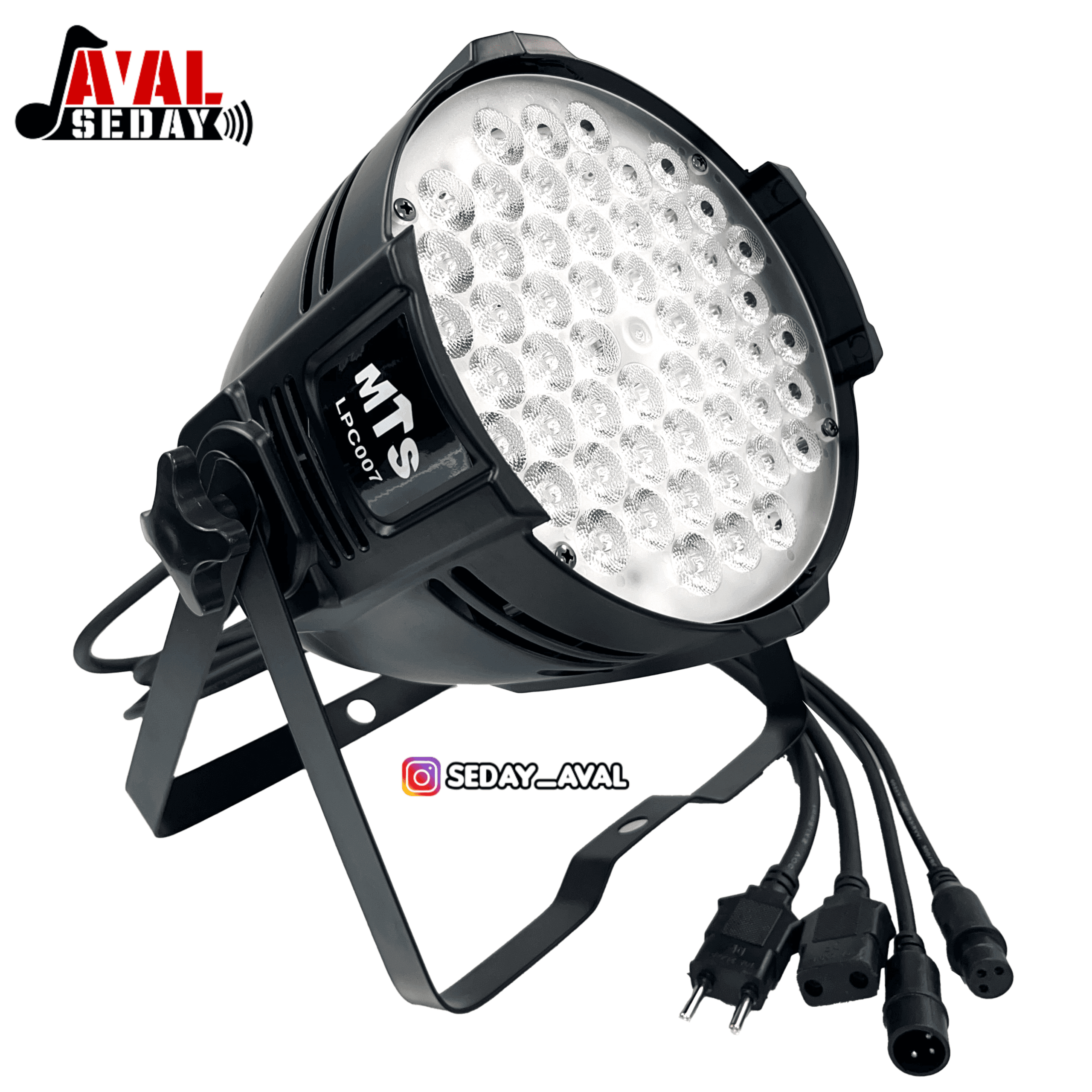 رقص نور پار LED فولکالر 54*3w مدل MTS LPC007 (چهار کابل) — تصویر ۵