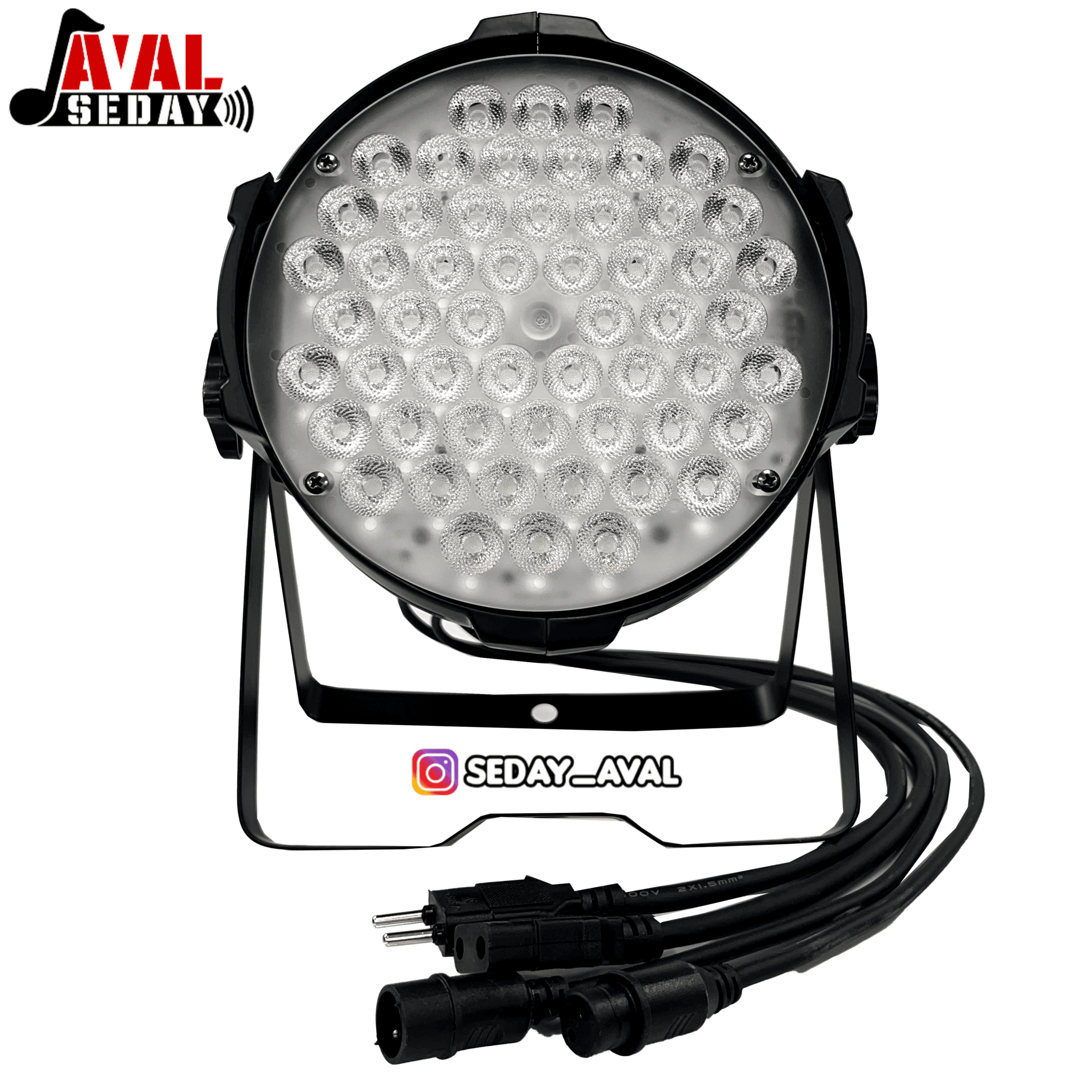 رقص نور پار LED فولکالر 54*3w مدل MTS LPC007 (چهار کابل) — تصویر ۲