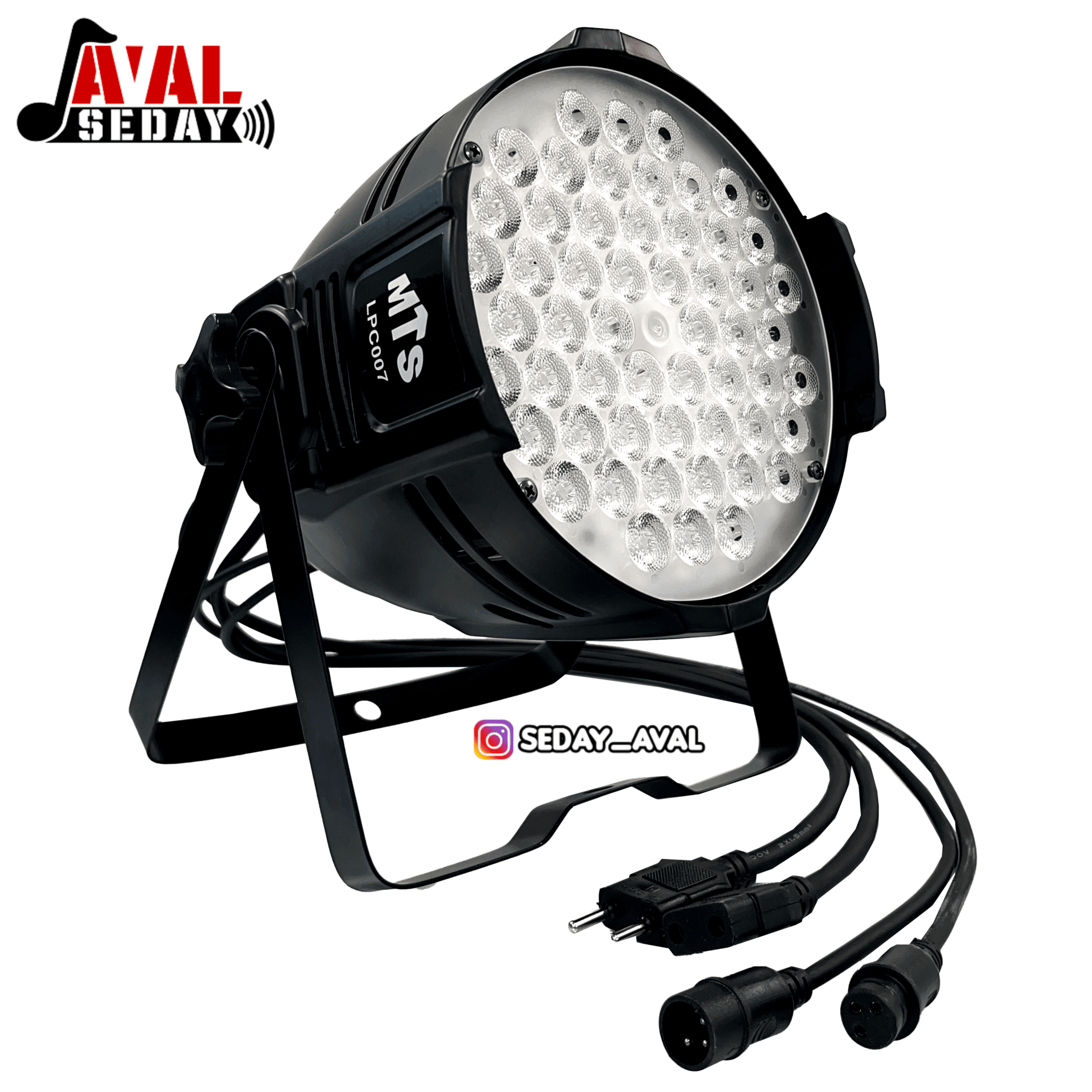 رقص نور پار LED فولکالر 54*3w مدل MTS LPC007 (چهار کابل)