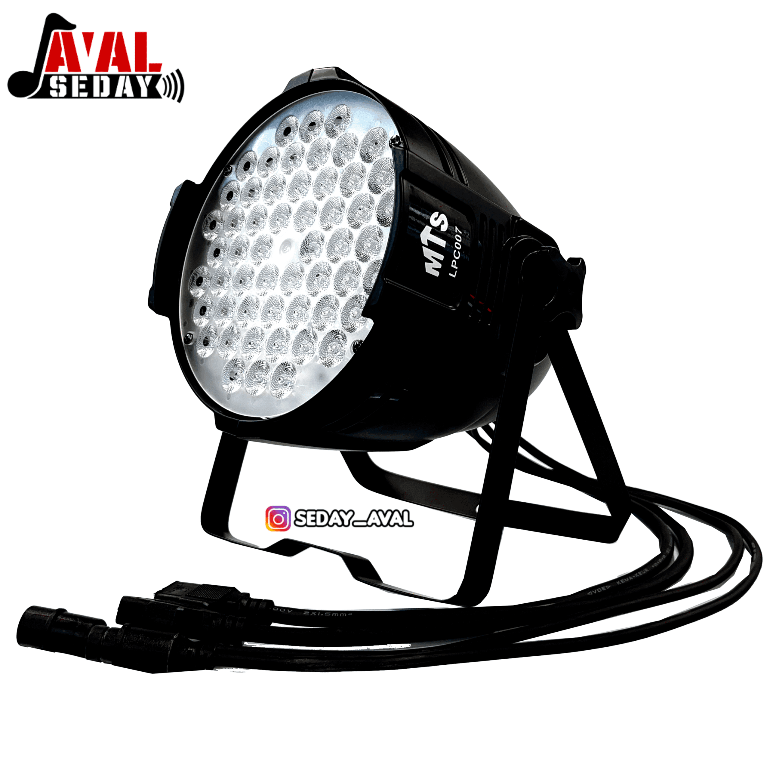 رقص نور پار LED فولکالر 54*3w مدل MTS LPC007 (چهار کابل) — تصویر ۴