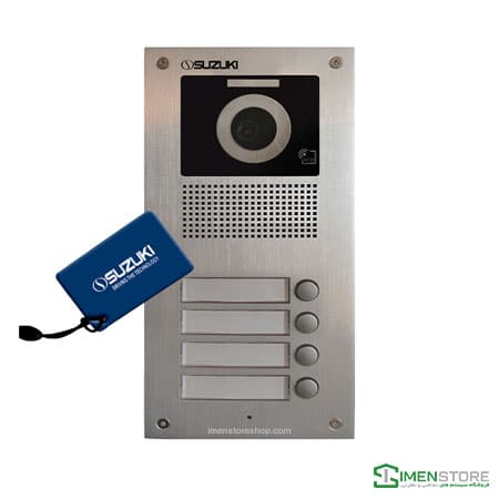 پنل چهار واحدی آیفون تصویری سوزوکی مدل SZ-nUC