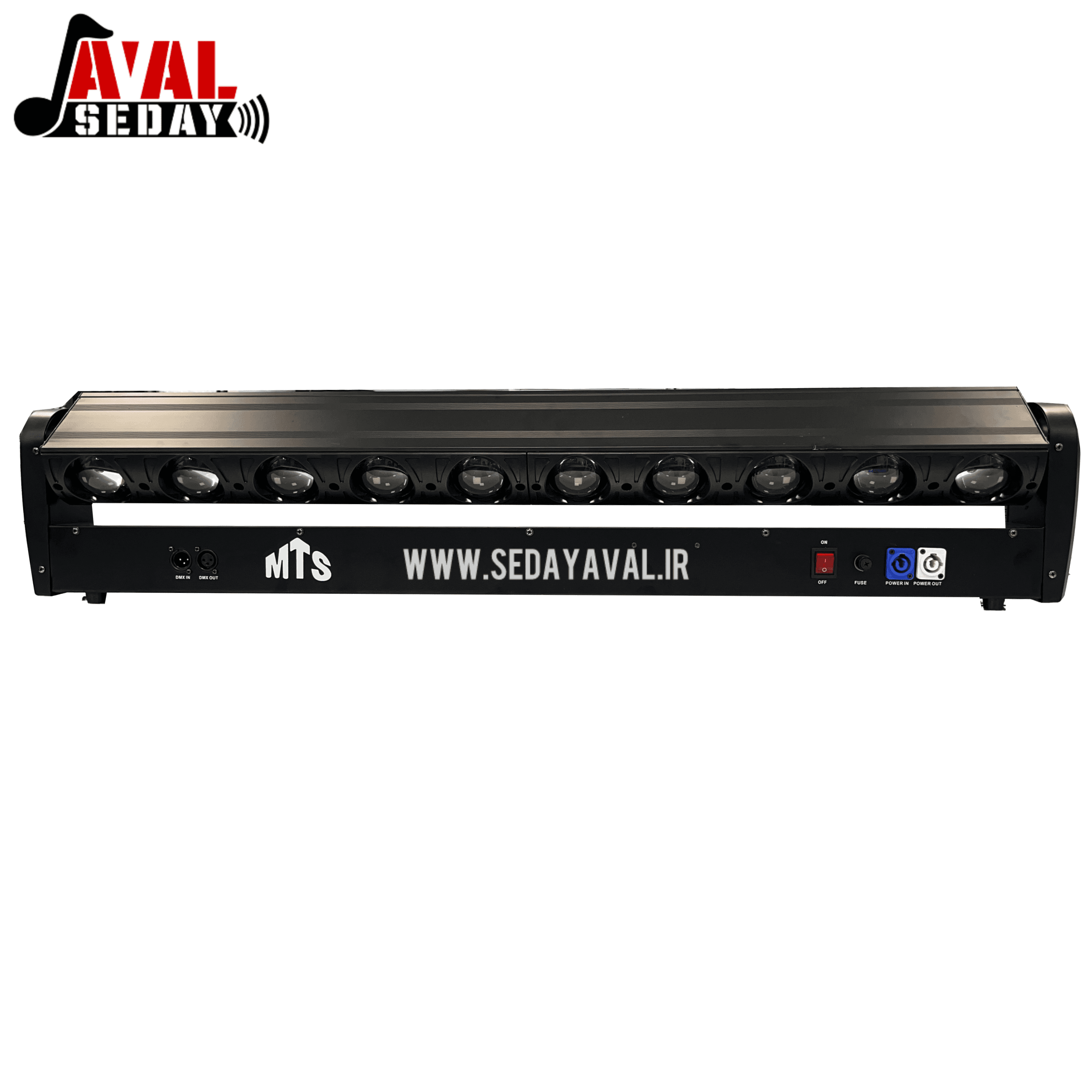 مویینگ سوییپر غلطکی LED فولکالر وات MTS_10*40w — تصویر ۳