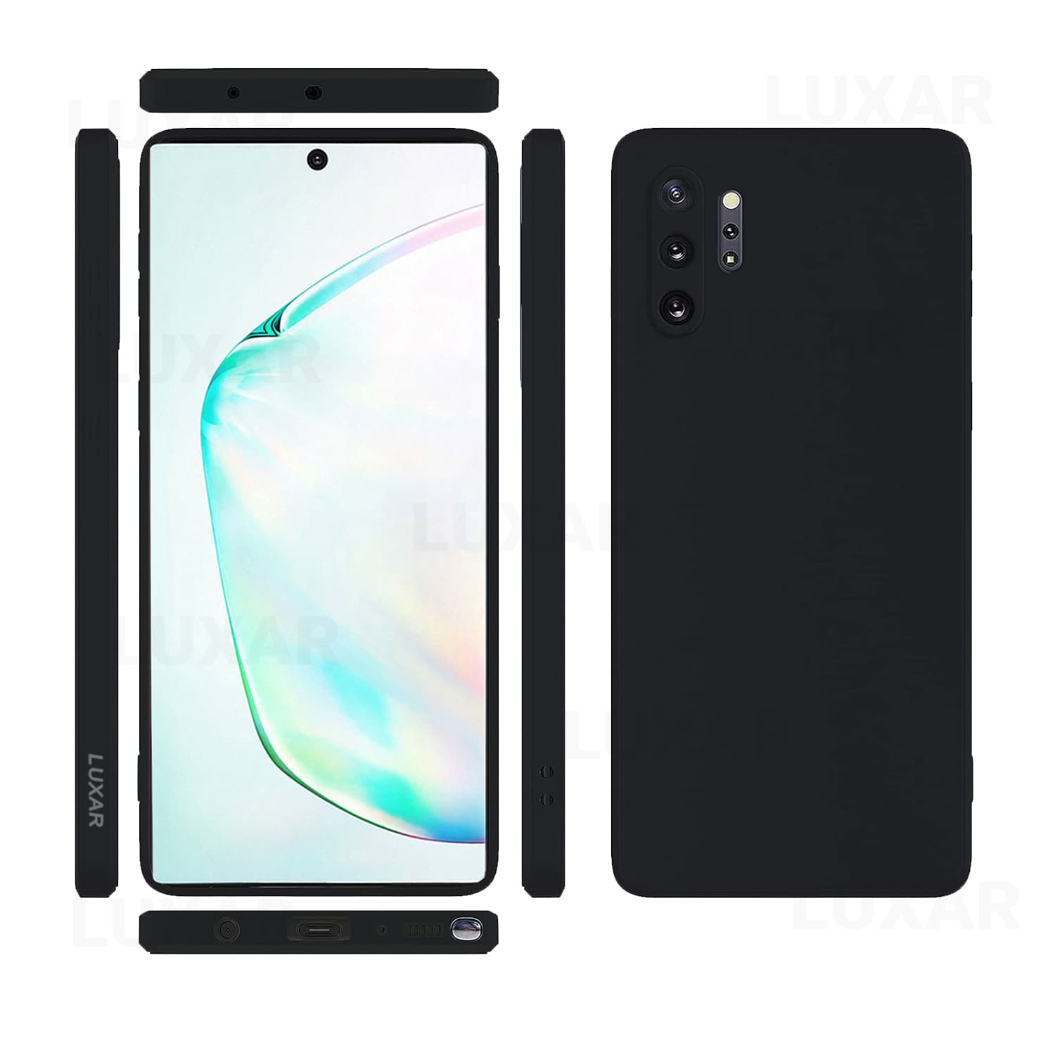 کاور لوکسار مدل سیلیکونی مناسب برای گوشی موبایل سامسونگ Galaxy Note 10 Plus — تصویر ۳