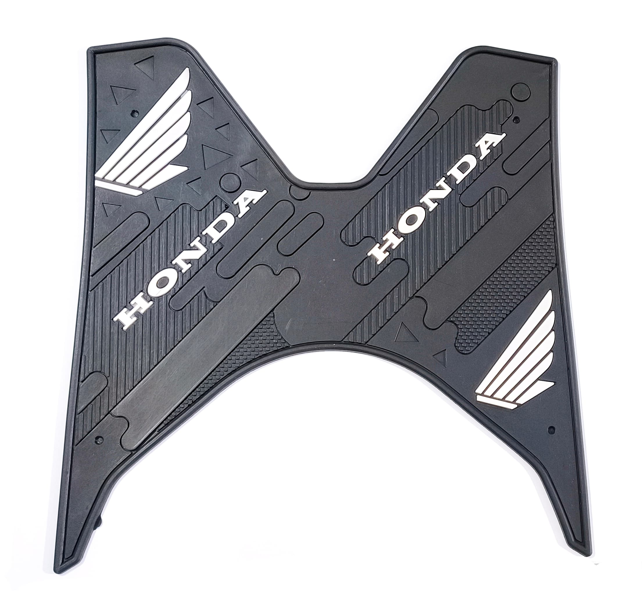 کف پایی موتورسیکلت کلیک خارجی ضخیم HONDA کد 2 (مشکی سفید)