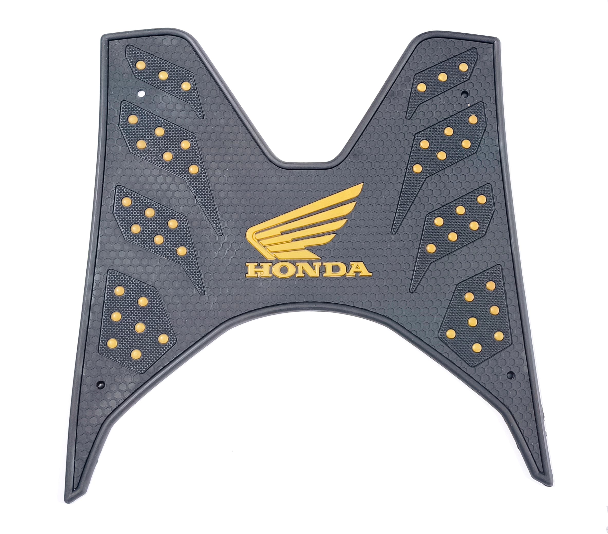 کف پایی موتورسیکلت کلیک خارجی ضخیم HONDA (مشکی طلایی)