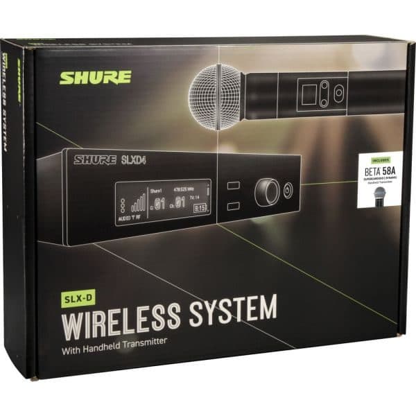 میکروفن بیسیم شور SHURE-SLXD4_BETA-58 — تصویر ۶